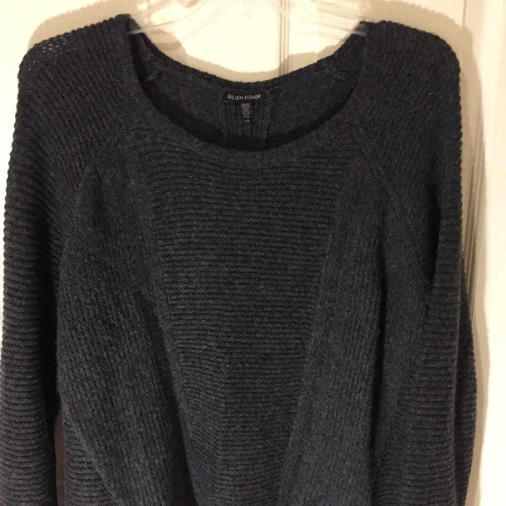 Eileen Fisher merino wool and baby camel sweater